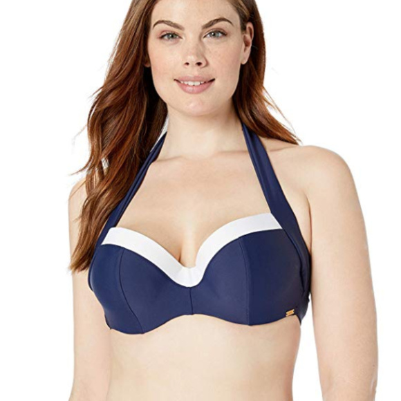 PANACHE BIKINI / BRA / TOP - 34H Navy NEW HOT NWT - Picture 3 of 6